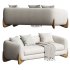 Amala Upholstered Sofa - Thumbnail 4