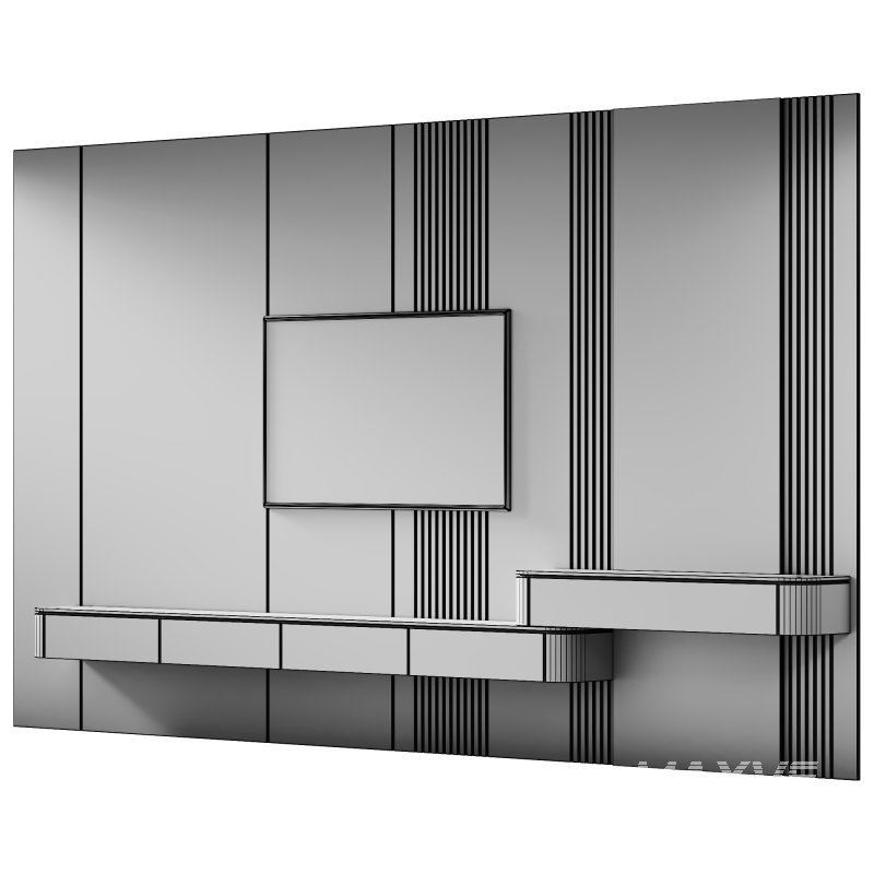 TV Wall for living room TV WALL 06 - Image 4