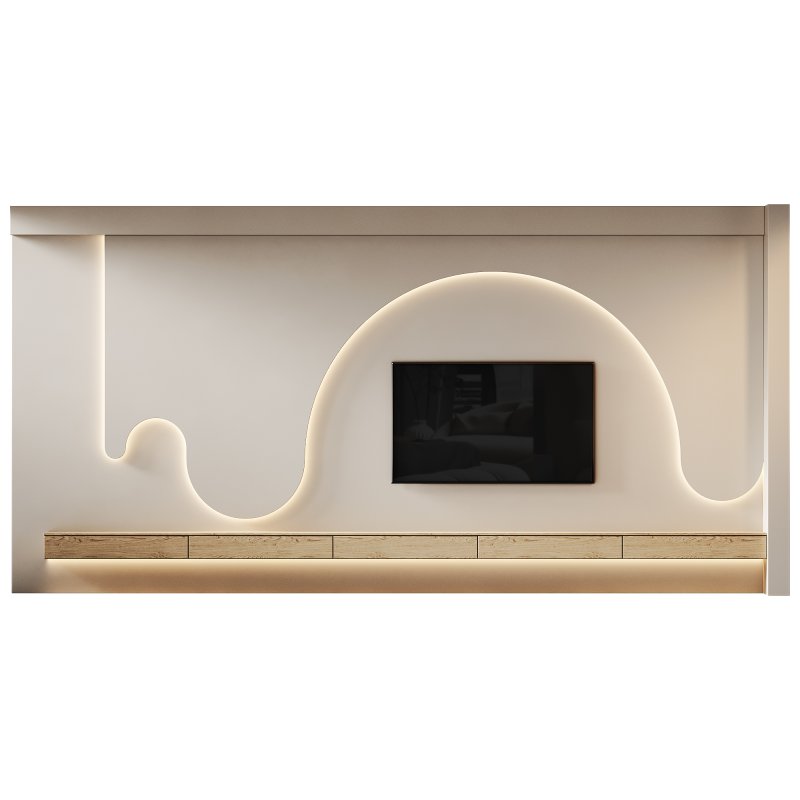 TV Wall for living room TV WALL 07 - Image 2