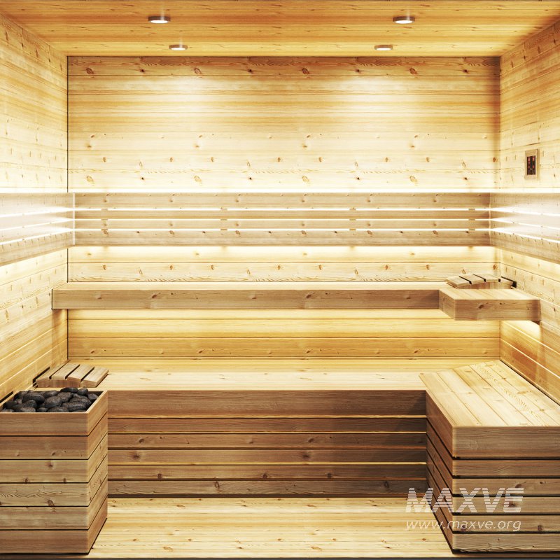 Sauna 02 and steam room - Image 1