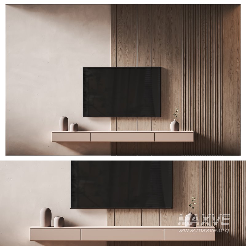 TV Wall for living room TV WALL 03 - Image 1