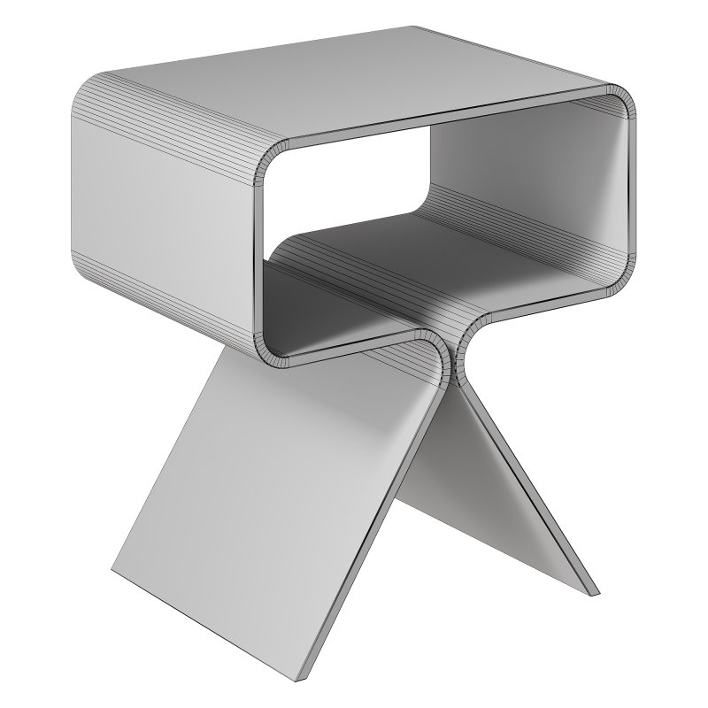 Coffee table Acrylic Nightstand Side Table by Solaround - Image 7