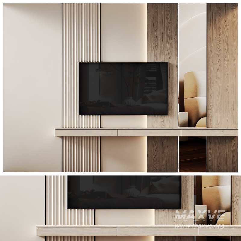 TV Wall for living room TV WALL 08 - Image 1