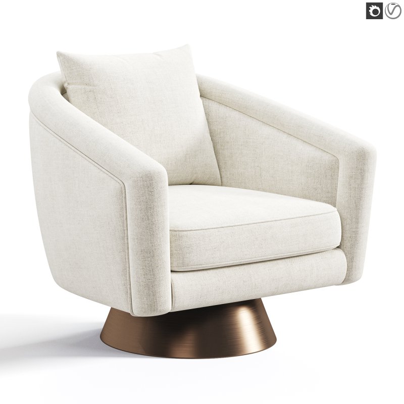Swivel chair Fano - Image 2