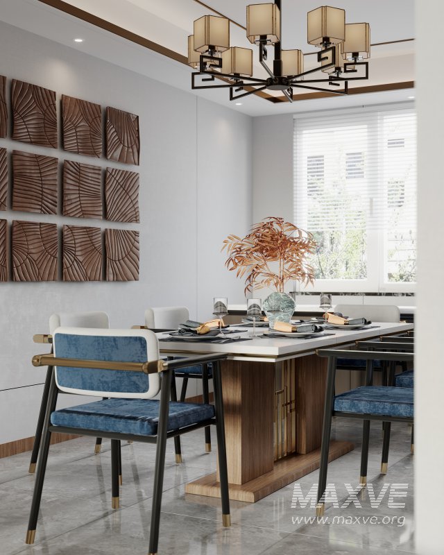 chinese living room dining room office room - Image 5