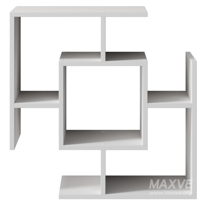 White wall shelf FunnY ElePHanT Cube - Image 1