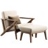 Andrea Accent Chair and Ottoman Set - Thumbnail 3