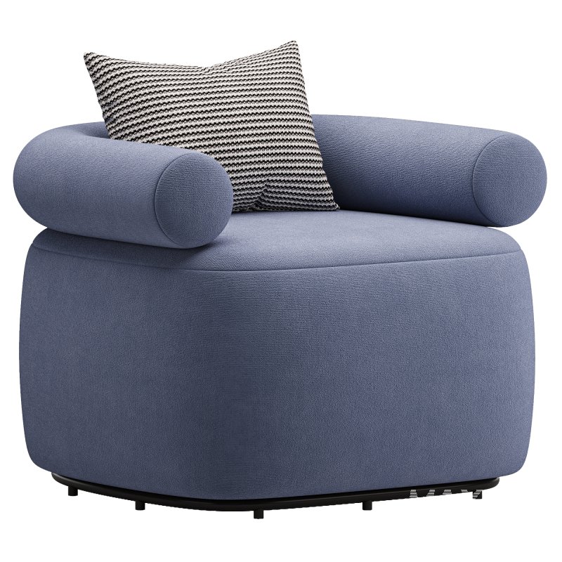 Huggy Swivel Armchair Malibu - Image 3