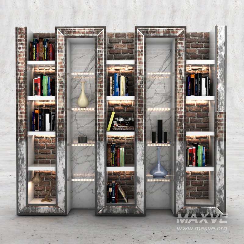 Brick Bookshelf - Image 1