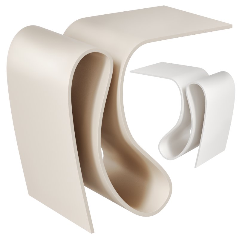 Corian Side Table coffee table - Image 1