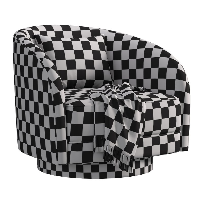 Ahead of the Curve Swivel Lounge Chair - Image 7