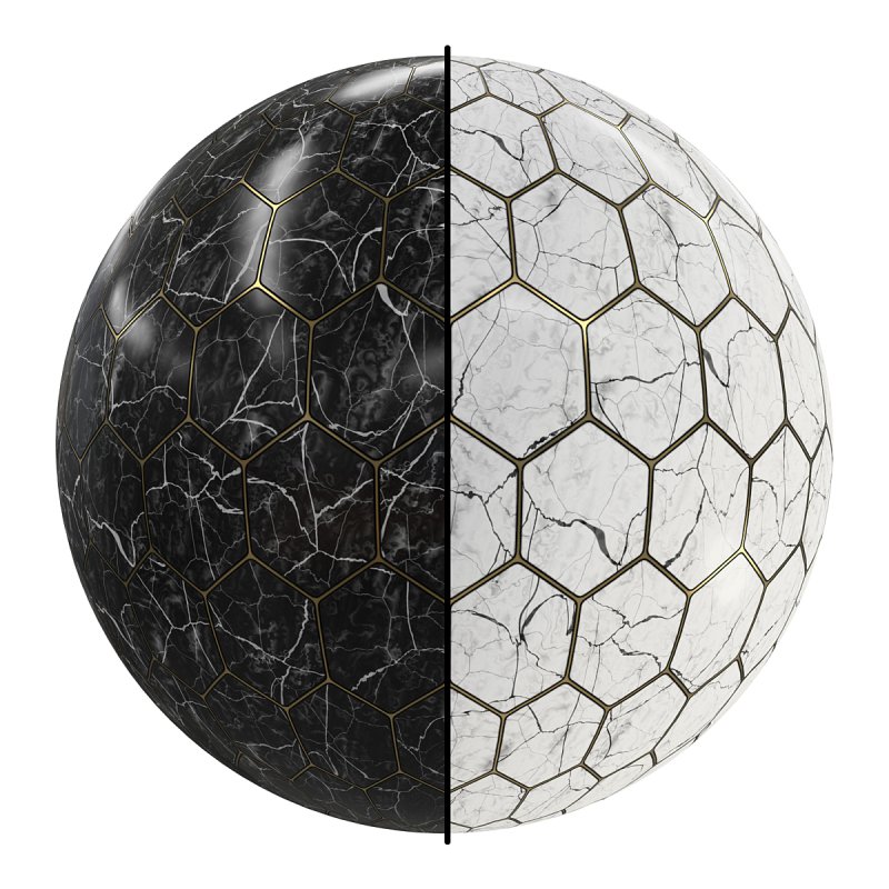 FB1 Marble Floor Tile stone | 4K | PBR | 2MAT - Image 3