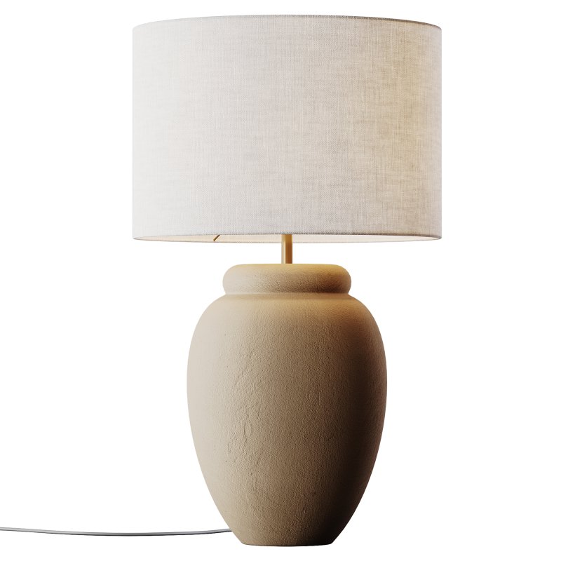 Grote tafellamp Bodhi met keramische voet - Image 4