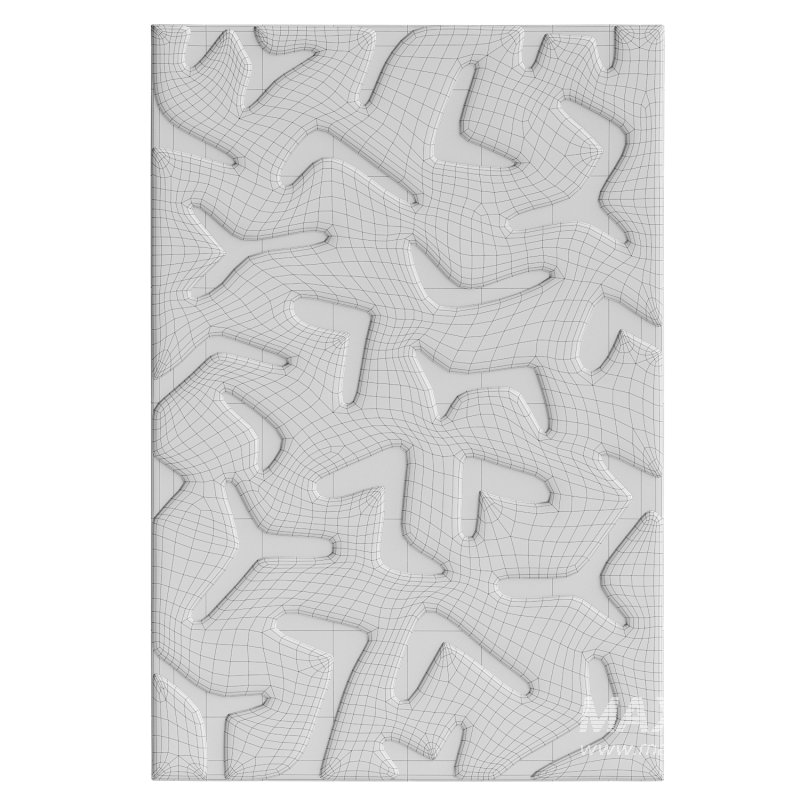 Akkira Abstract Cream Washable Wool Rug - Image 2