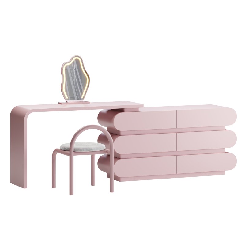 Modern Extendable Storage Vanity Table - Image 4