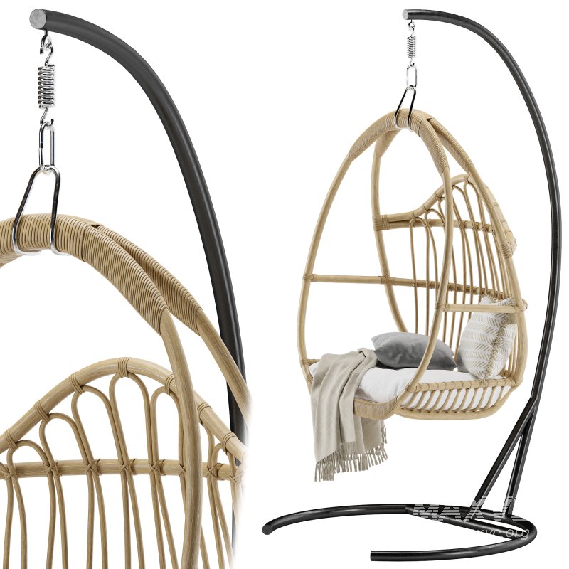 Balancelle_en_canne_de_rotin - Image 3