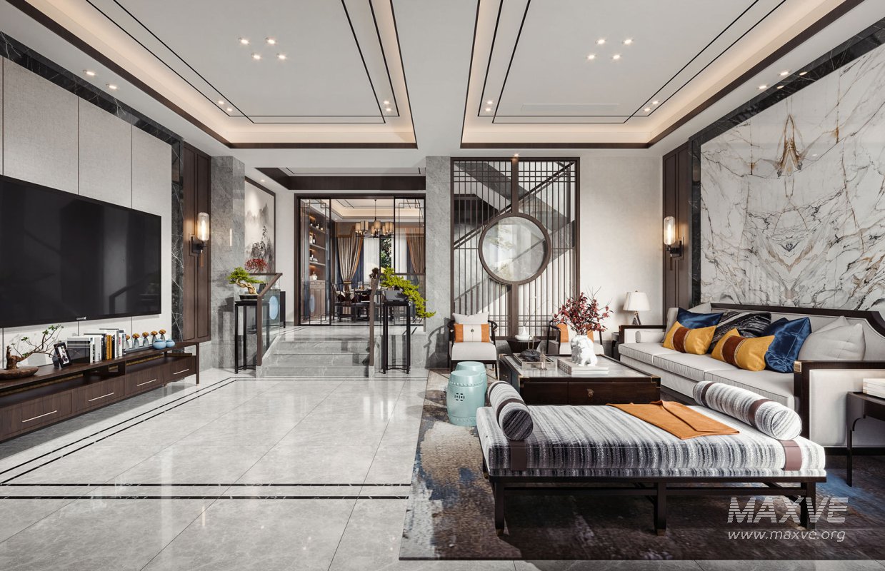 chinese living room dining room - Image 3