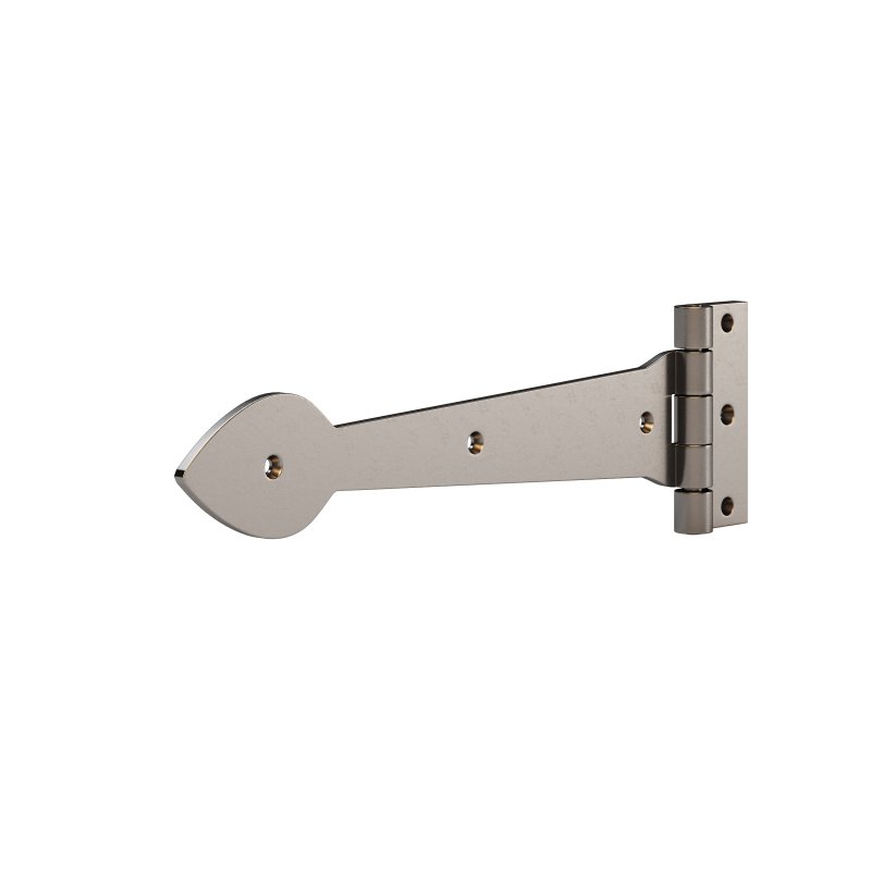 Black Wrought Iron Door Strap - Image 9