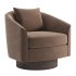 Camino Upholstered Swivel Lounge Chair - Thumbnail 1