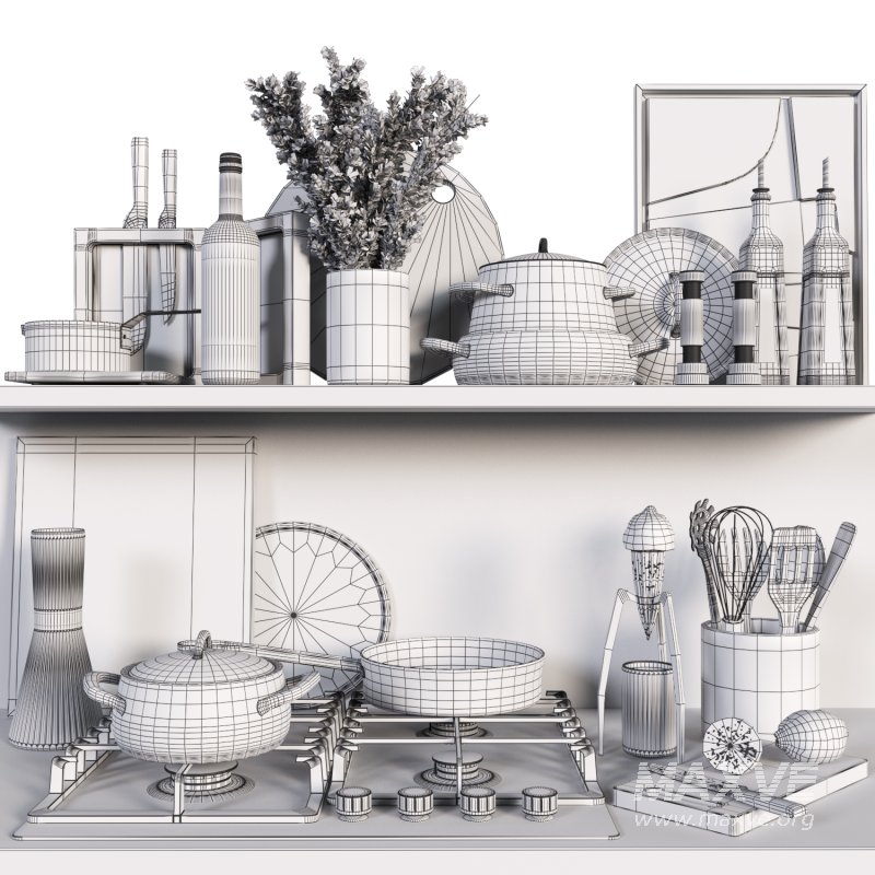 Kitchen accessories set 001 - Image 4