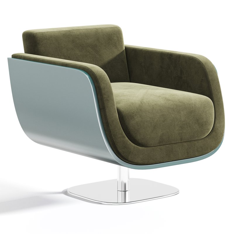 PLUME SWIVEL ARMCHAIR - Image 4