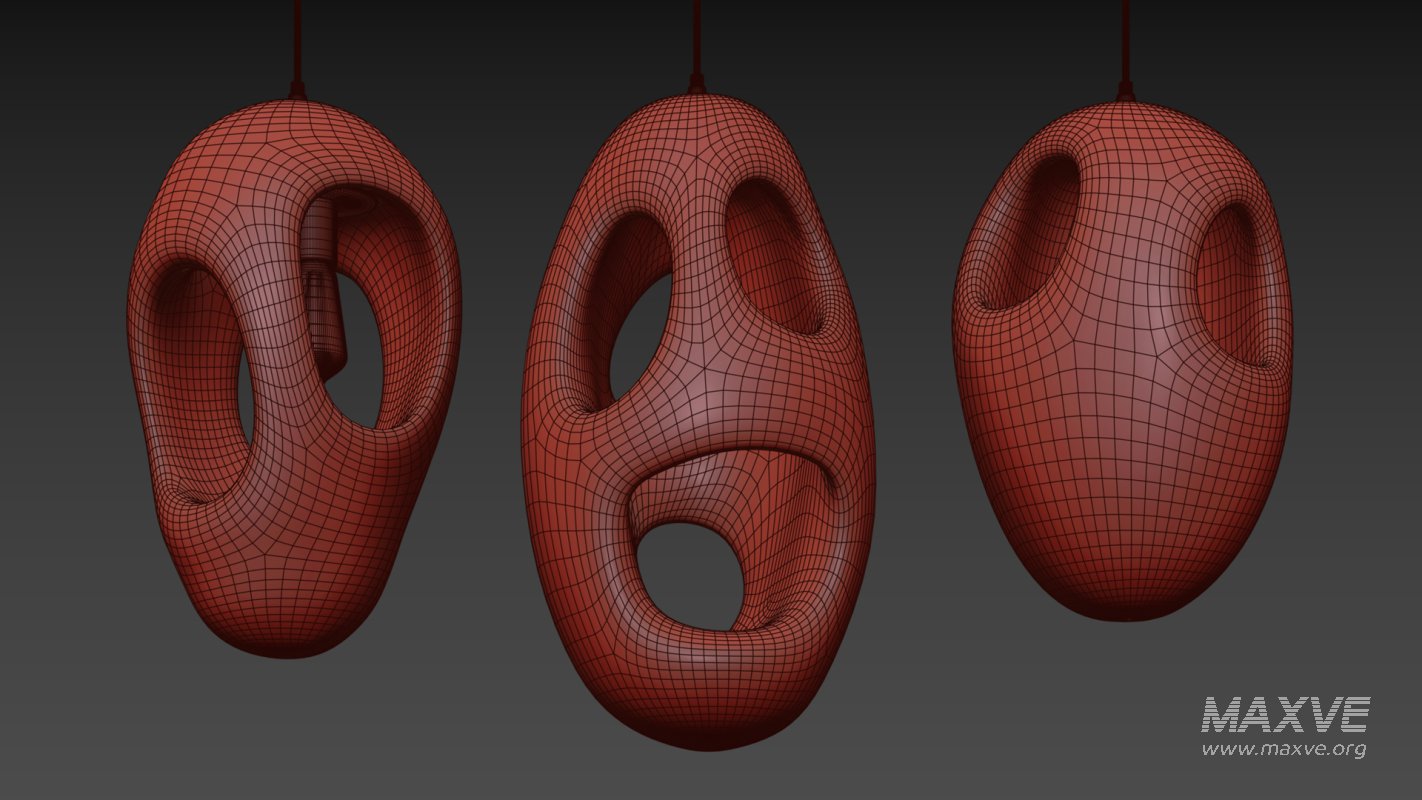 Sculptural Japandi Pendant light - Image 6