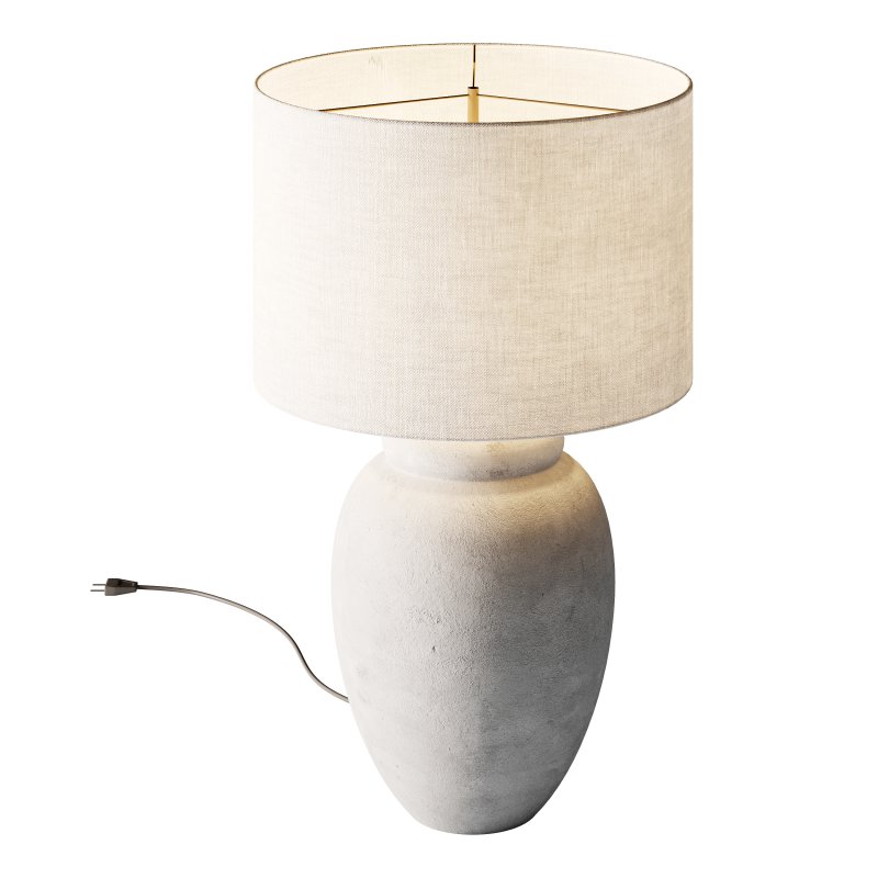 Grote tafellamp Bodhi met keramische voet - Image 7