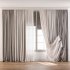 Curtain set with sheer and pleated drapes 67 - Thumbnail 1