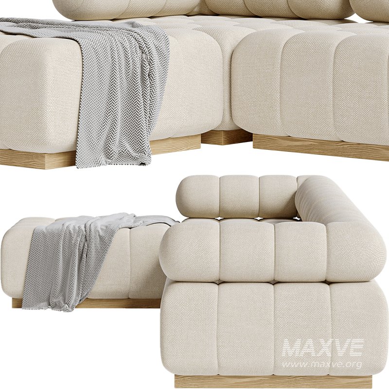 Roma Outdoor 4-Piece Sectional - Image 3