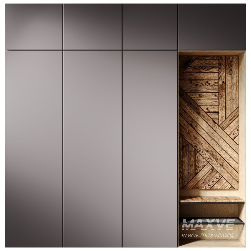 Wardrobe in the hallway Closet 03 - Image 1