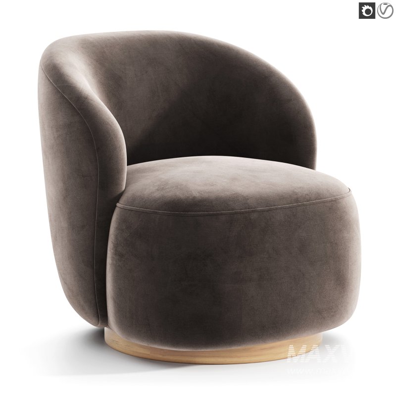 Sienna Fabric Swivel Armchair - Image 3