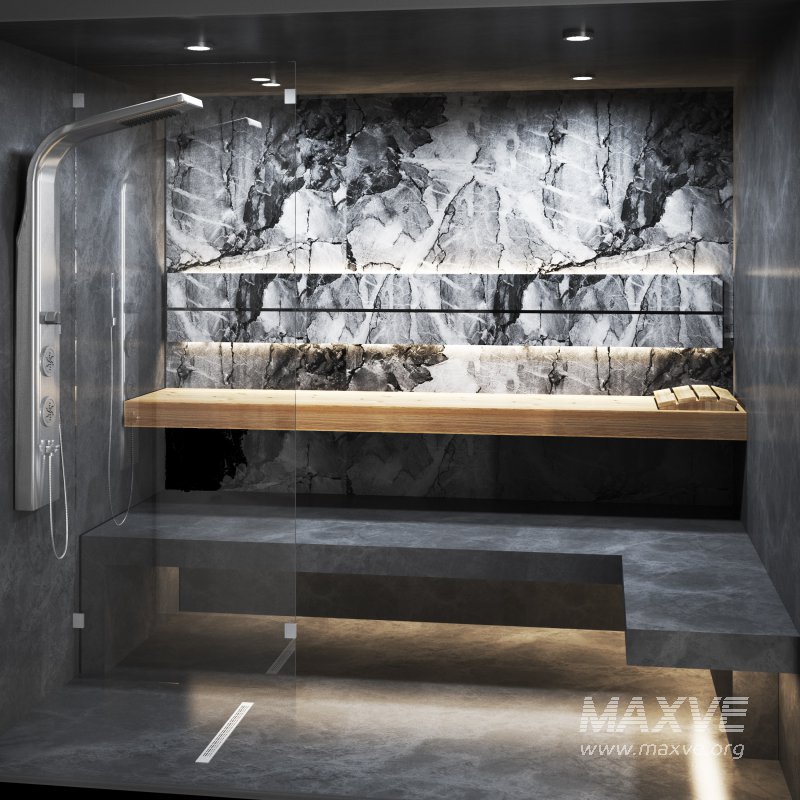 Sauna 02 and steam room - Image 2