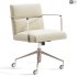 Etana Black Leather Office Chair - Thumbnail 6