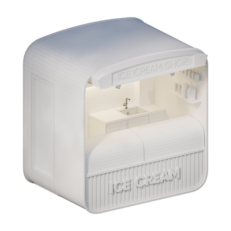 Ice Cream Shop 01 by Devran3D - Image 5