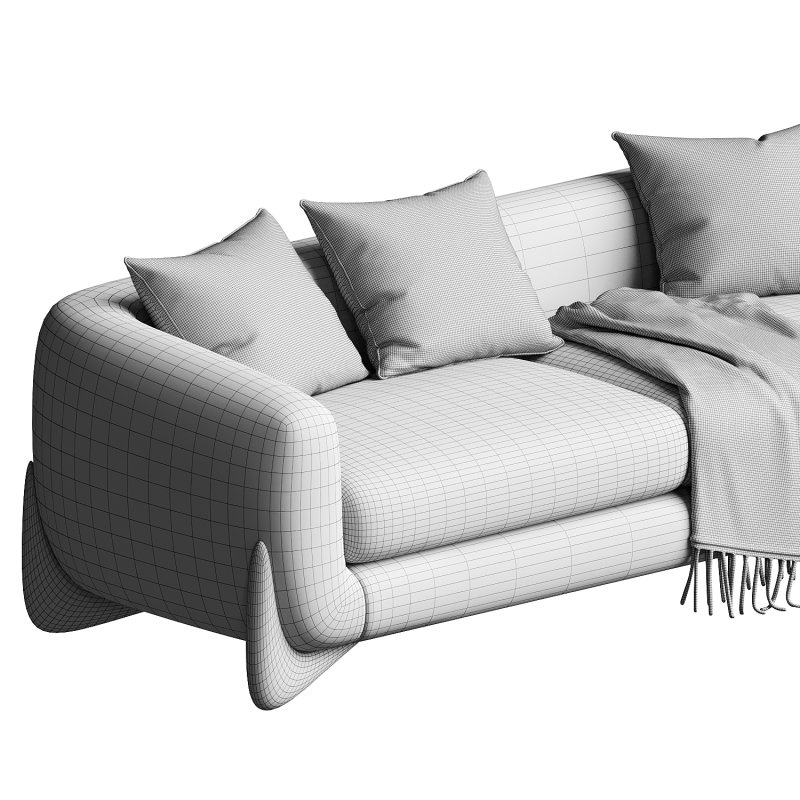 Amala Upholstered Sofa - Image 3
