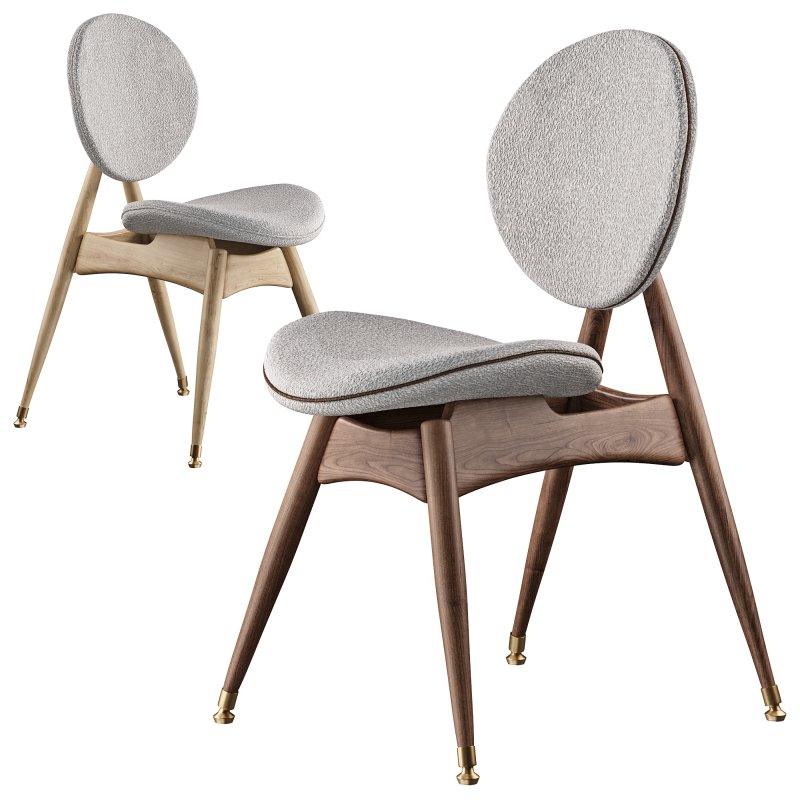 Circle Dining Chair by oandd without armrests - Image 2