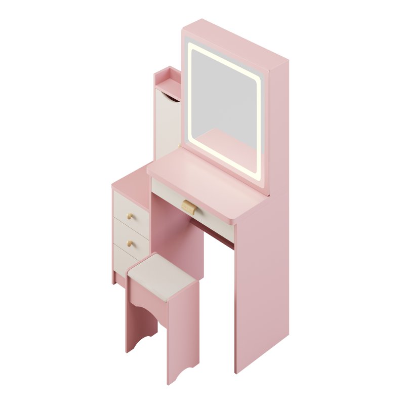 Ensemble coiffeuse et tabouret Vinush - Image 6