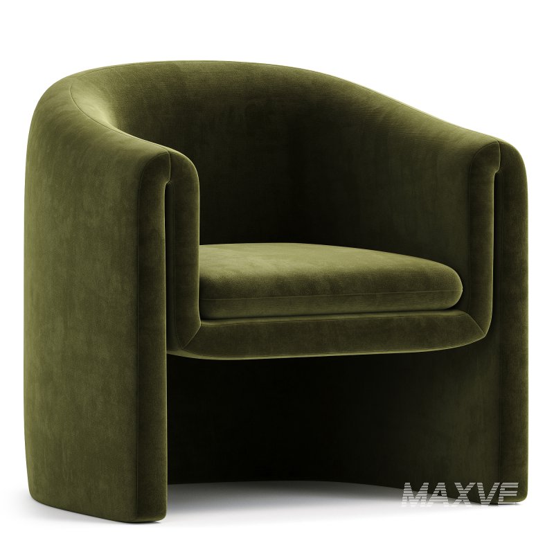 Pollman Upholstered Barrel Chair - Image 3