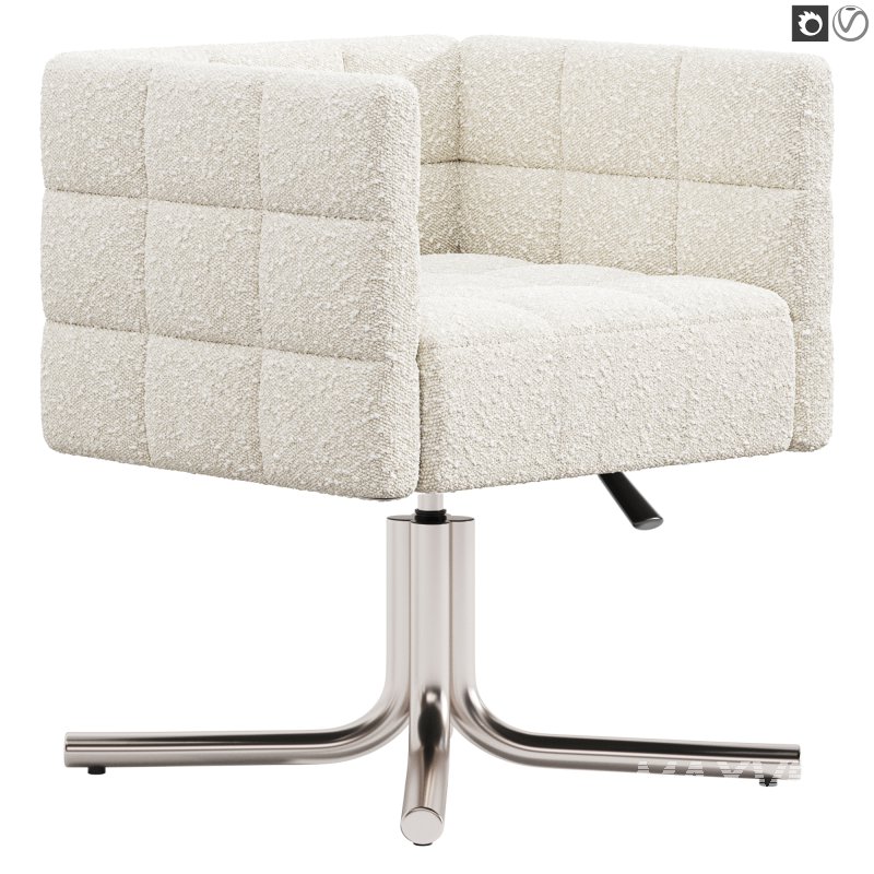 Matrice Green Leather Office Chair - Image 5