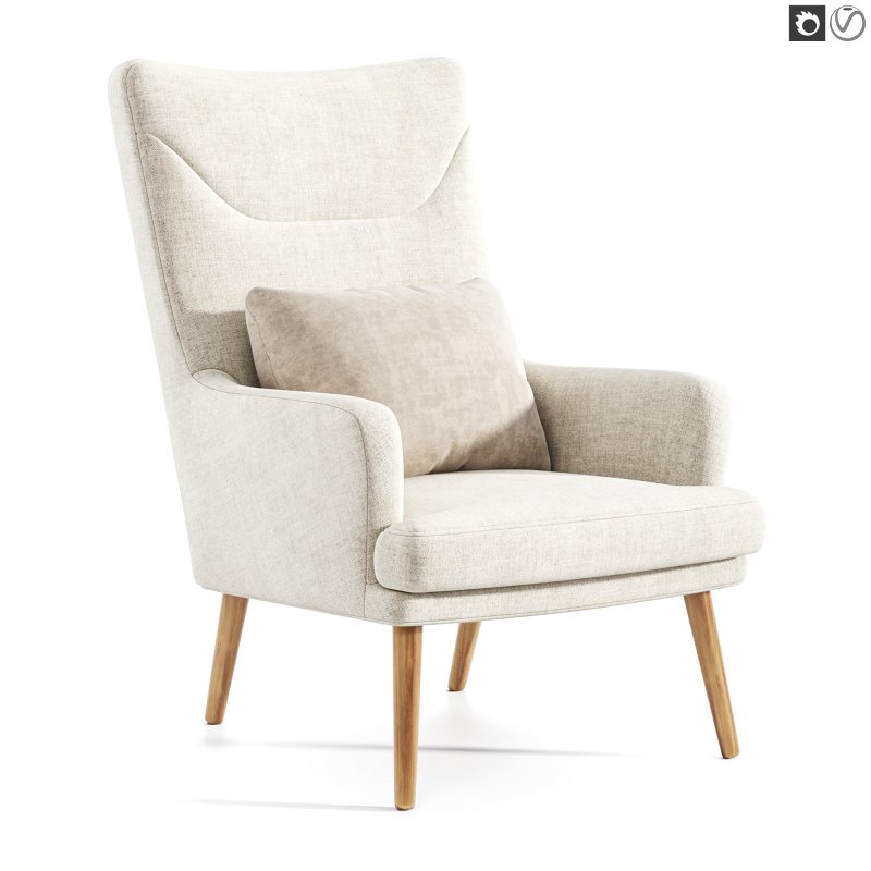 Pelagonia Fabric Armchair - Image 2