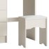 Ensemble coiffeuse avec tabouret et miroir Willodine - Thumbnail 7