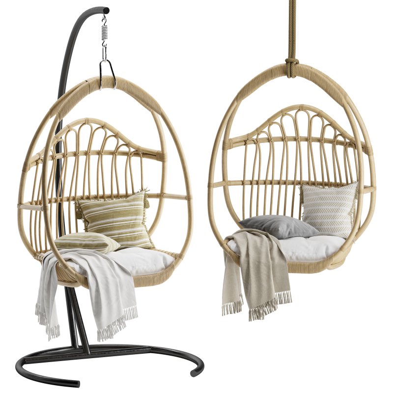 Balancelle_en_canne_de_rotin - Image 2