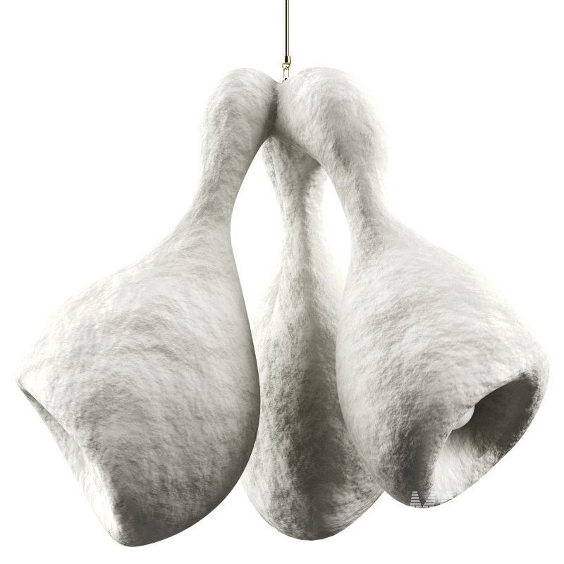 Unique hanging illuminated sculpture - Image 2