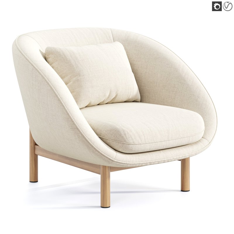 Portobello Fabric Armchair - Image 4