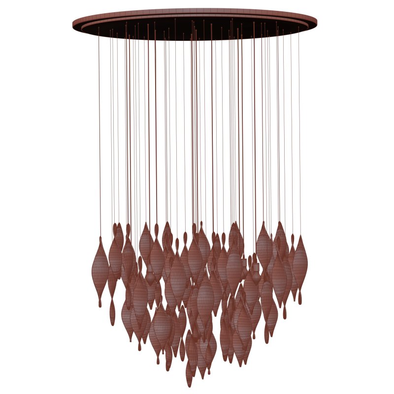 GG Bract Glass Chandelier - Image 10