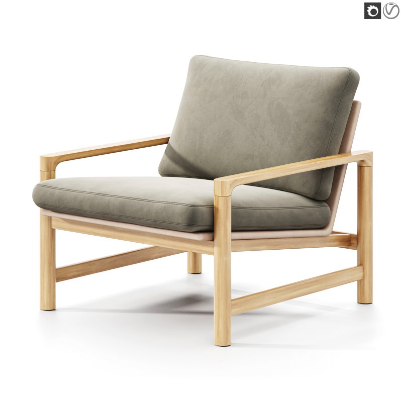 Troubadour Fabric Armchair - Image 2