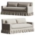 Shabby Chic Dust Ruffle Sofa - Thumbnail 3