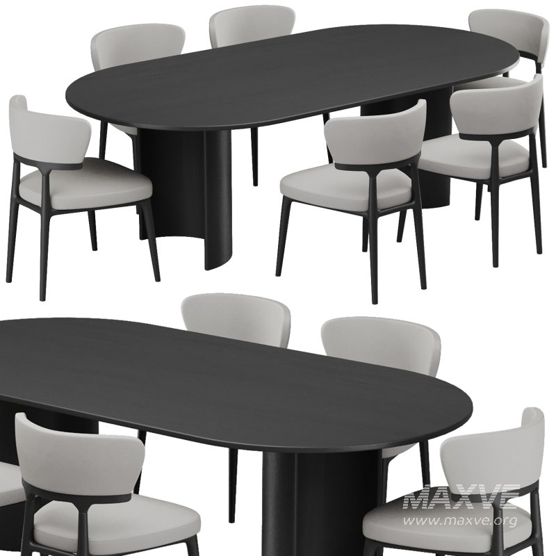 Dinning chair and table240 - Image 1