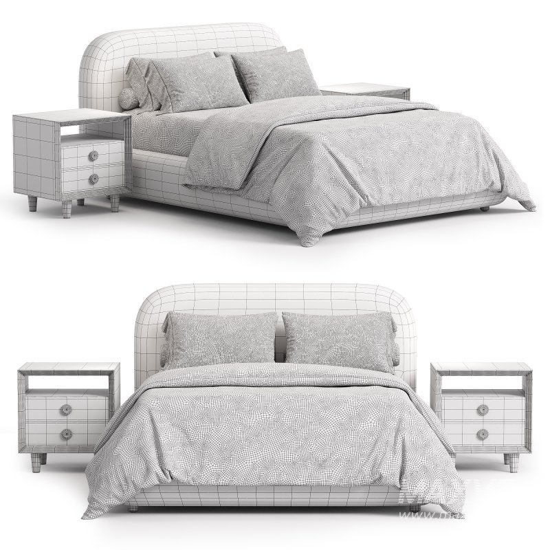 Laurent bed by Westelm - Image 6