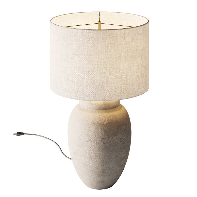 Grote tafellamp Bodhi met keramische voet - Image 6